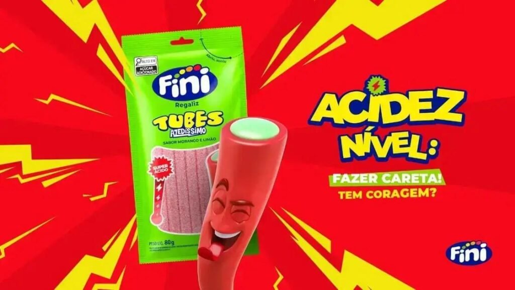 Fini Lança Tubes Azedíssimo: A Inovação Ácida Que Todos Estão Provando
