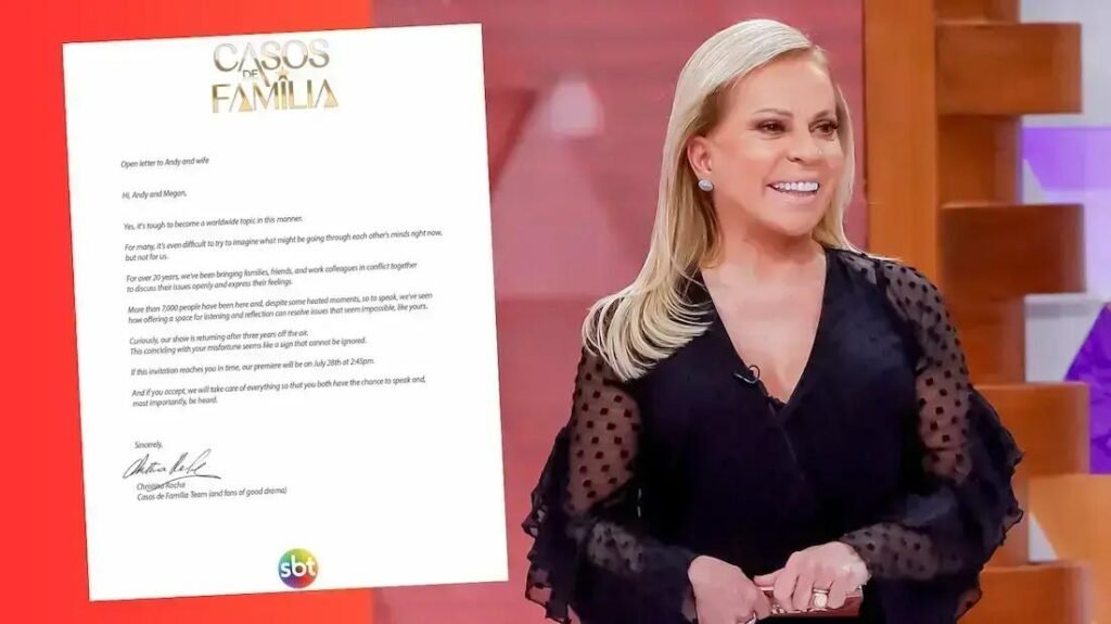 Reestreia do programa de Christina Rocha com participação de casal polêmico do Coldplay