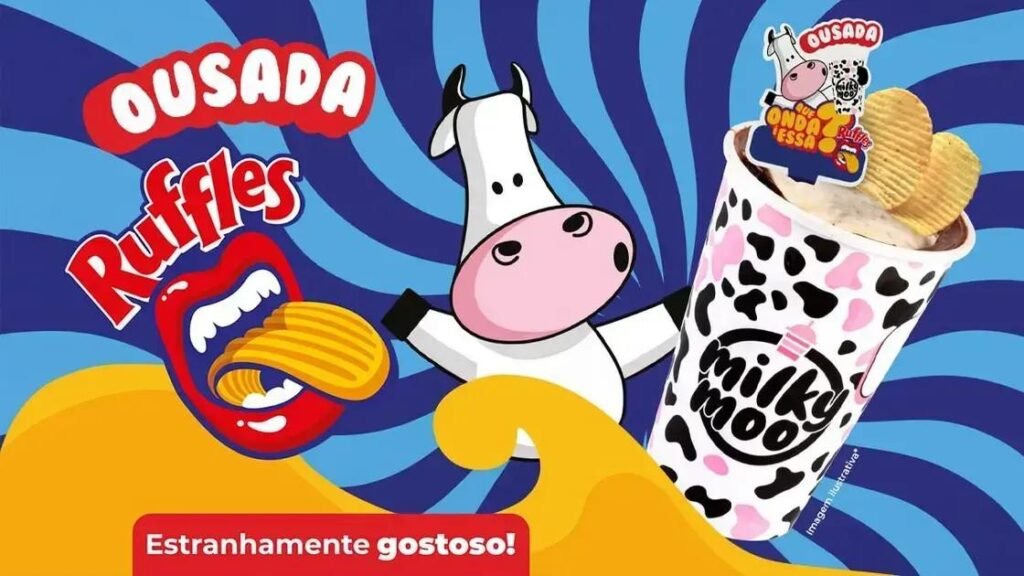 Milky Moo inova com sabor ousado em parceria com Ruffles para surpreender consumidores